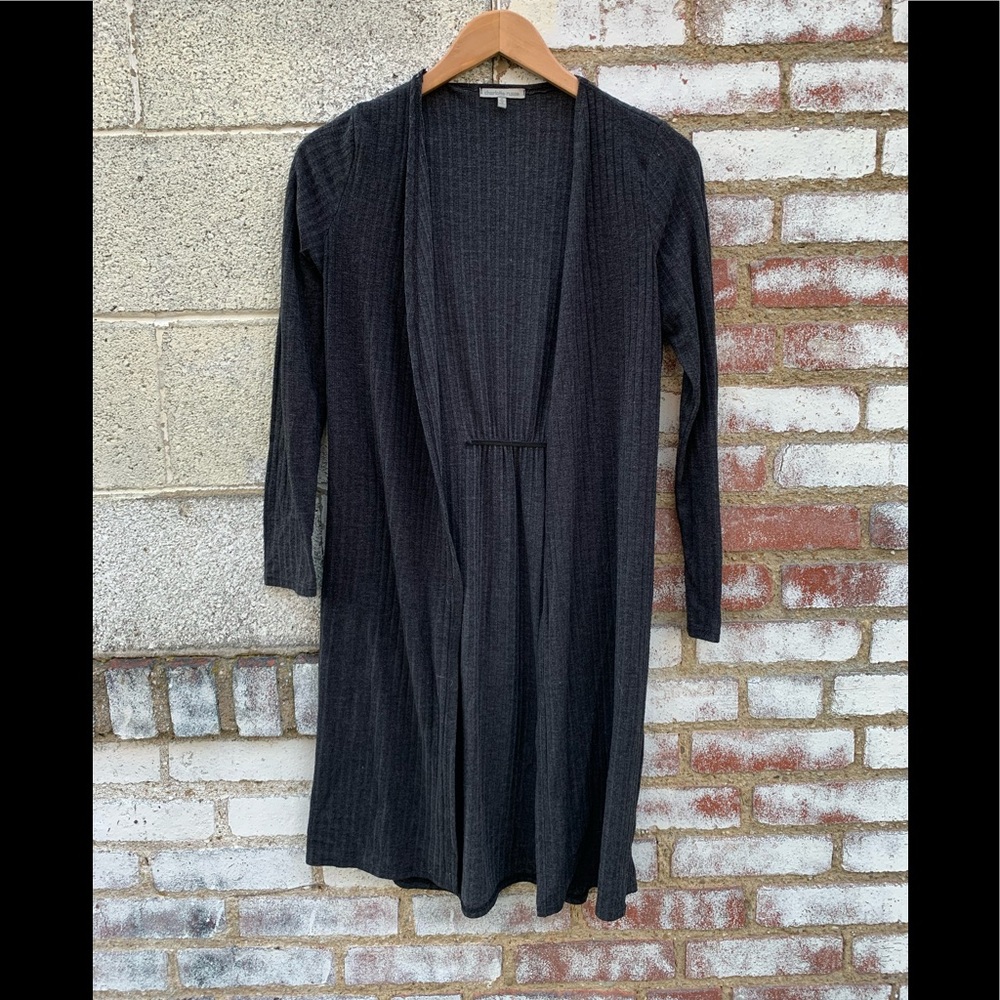 Dark Grey Duster Charlotte Russe